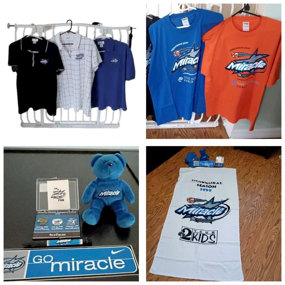 Antigua Ladies Black/Blue/White L/XL Orlando Miracle Polos Bundle of 3